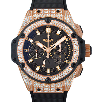 ウブロ スーパーコピー HUBLOT キングパワー 709.OX.1780.RX.1704 パワーリザーブ ダイヤモンド クロノグラフETA7750搭載